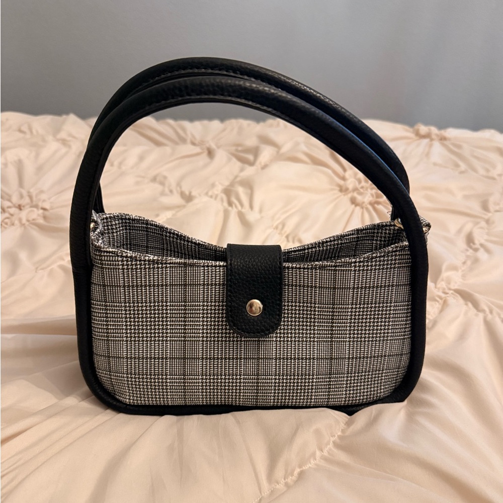 plaid handbag